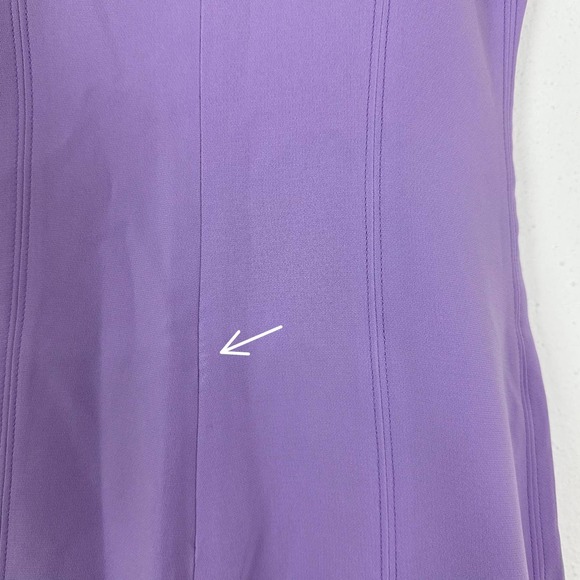 NWT Cinq‎ A Sept Kirsty Fluted Crepe Mini Dress in Lilac Size 2 - Picture 8 of 8